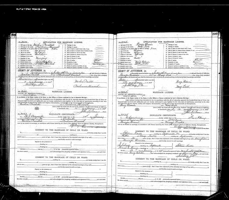 Gdovin George-Lork Mary-Marriage 18980205